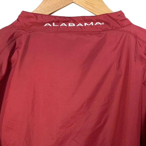 University of Alabama Crimson Tide Windbreaker Jacket XL Full Zip Nylon Mesh Lin - Picture 7 of 9